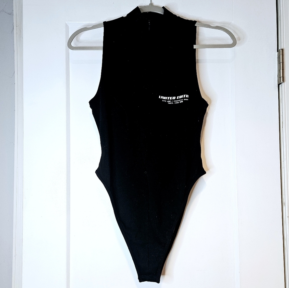 Sixth June Zip Front Mockneck Bodysuit
